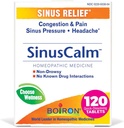 Boiron SinusCalm Sinus Pain Relief, Runny Nose, Conception, Sinus 压力,头痛 - 120个计数(包2)