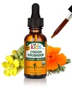 Herb Pharm Kids Cough Crusader – 儿童无酒精草药液体认证公式,Immune & Throat Comfort Support, 1 fl oz