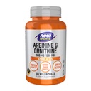 NOW 运动营养,Arginine & Ornithine 500/250 mg,氨基酸,100 Veg Capsules