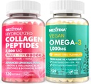 含维生素D3 K2的水解凝胶药丸 + Vegan Omega 3