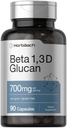 Horbäach Beta Glucan 1 3D 700 mg → 90 Capsules → Beta 1,3,1,6 D Glucan → Non-GMO, Gluten Free Supplement