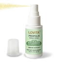 Lovita Bee Propolis Throat Spray, 18% Bioflavoids, 无酒精, 免疫支持, 喉吸, 抗氧化剂, Gentle Taste, 1 Fl Oz (Pack of 1)