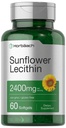 Horbäach 向日葵 Lecithin Softgel Capsules → 2400mg → 60 Pills → 自然发生磷脂 → Non-GMO, Gluten Free Supplements.