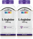 21世纪 L-Arginine 1000mg,最大功率100ea(2包)