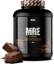 REDCON1 MRE 蛋白粉,Fudge Brownie - 用MCT 石油和全食品制成的蛋白质替代蛋白混合物 - 天然成份蛋白质,用于帮助肌肉复苏(25架)
