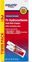 方块 TWINPACK 比起最大强度的Cortisone,1%的Hydrocortisone 抗产物Cream