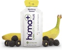 Huma Plus(双电解质) - Chia Energy Gel, BlackBerry Banana, 24 Gels - 胃部友好型,真实食品能源 Gels
