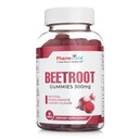 Beetroot Gummys 300mg - 用于健康循环支持 * - 天然混合水果 Flavor 非GMO Vegan-Beet Chews - 90