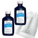 SWAN Castor Oil USP 100% 用于缓解偶发便秘的兴奋剂 4 Fl Oz (Pack of 2) 加袋坚固和防水