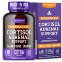 Matthew Cortisol博士的《妇女减少药剂》补编。 与Ashwagandha,Rhodiola & Ginseng 合作的肾上腺支持 — A Detox Cocktail to Lower Cortisol & Aid 放松、冷静和休息睡眠