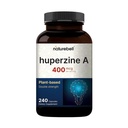 NatureBell Huperzine A 400mcg Per Service, 240 Capsules, (Huperzine A 补编) QQ支持焦点,认知,记忆和学习能力 — Premium脑健康补编 — 没有转基因生物