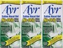 Ayr Saline Nasal Gel No-Drip Sinus Spray, 0.75 Fl Oz(3号包)