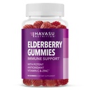 Sambucus Elderberry Gummys for adderns - 含有维生素C和锌的免疫支持补充剂 - 每日防御强化公式 - 60个计数,1个月供应,Berry Flavor - 方便健康