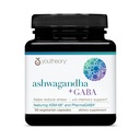 Youthory Ashwagandha + GABA - 使用有机KSM-66-1 000 mg Ashwagandha  & 100 mg GABA - Cortisol, 能量,压力和记忆支持补编 - 60 蔬菜卡普尔(30天供应)
