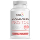 Myo-Inositol & D-Chiro Inositol 妇女补充金 -- -- 理想40:1 比率 -- -- 支持Hormone平衡和生育与Ovarian 健康 -- -- Vegan粉末卡普尔 -- -- 120卡普尔30天供应