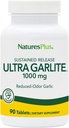 Natures Plus Ultra Garlite 1000毫克 - 90毫克 - 减量-Odor Garlic 营养支持自由-狂犬病防护与免疫健康 - 持续释放 - 90 服务