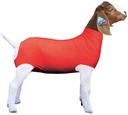 显示 Pro Red Spandex 山羊管以显示山羊 - 显示牲畜用品:山羊盖和斑纹