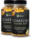 KARAMD 舒适卫士 X24 QQ 联合与移动支持补编 QQ Turmeric Curcumin, Boswellia & Ginger QQ 易感肌肉紊乱与联合 Stiffness QQ Non-GMO, Gluten Free & Vegan Friendly (2 Pack)