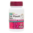 自然加草原活性红酵母稻,扩展放出-600mg,30 Vegan 板块 - 草原补充品 - 蔬菜,无葡萄糖 - 30种服务