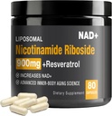 NAD+ 补充 - NAD+ 成人900mg 与尼科蒂南提·里博赛德(NR)和Resveratrol Quercetin USA-063-0911XL-141NAD