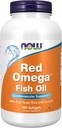 Now Foods Supplements,Red OmegaTM配有CoQ10 30 mg和Omega-3鱼油,心血管支持*,180软胶