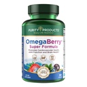 纯度产品 OmegaBerry 鱼油 w/维生素 D3 + 有机阿卡伊超級配方 - 1875 mg 集中,分子蒸馏,超纯度Omega-3s 1080 mg EPA + 720mg DHA + 120 mg DPA - 90 mg