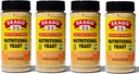 Bragg营养 Yeast Seating – Vegan, Gluten Free Cheese Flakes – 蛋白质和维生素的好来源 – 营养素 Savory Parmesan Cheese 代用品 – 非 GMO 验证, 4.5 Ounce, 4-Pack