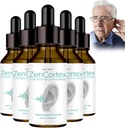 Tinnitus 对环耳的救济,Zencortex Cortex Ear Drops, Zencortex for Tinnitus, 帮助Eardrum健康, 促进审计清晰度, 瓶子30天(5包)