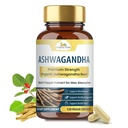 有机维达 Ashwagandha Capsules, 2000mg - 100%纯 Ashwagandha 根部补充剂 黑椒提取 最大吸收 - 布尔能量,肾上腺素,豁免和Mood - Vegan - 120