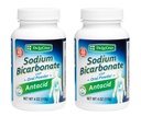 De La Cruz Pure Sodium Bicarbolate Powder – Baking Soda & Baking Powder Antacid 用于心脏烧伤和消化的免费安非他明-在美国包装 - 4 OZ (2瓶).