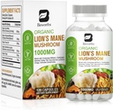 狮子的马恩蘑菇 - 120 Capsules 有机狮子马恩 土耳其 Tail蘑菇 Supplement Complex → Cordyceps, Chaga, Turkish Tail, Reishi → 精神清晰,焦点记忆,脑和免疫靴