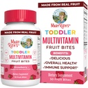 儿童多维他命果肉 玛丽鲁斯的"托德勒多维他命时代1"(Toddler Multivitamin Ages 1 & Up + Up + Immune Support + Kids Vitamins + Vitamin D + Vitamin C + Vegan + 30 服务者)