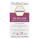 ProBioCare Probiocets for Women, 50亿CFUs 多轨制Probioctic Supplement, 支持妇女消化、豁免、呼吸和阴道健康,Gluten Free, 60 Capsules