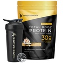 变型 香草蛋白粉和性能 隔热 摇摆瓶 30G 多蛋白超冰 | Collagen Peptides, Egg White & Plant Blend → MCT Oil → BCAA 氨基酸