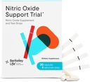 伯克利生活专业 - Nitric Oxide Boster & Test Straps - 20 Day Capsules and 4 Test Straps - 试装