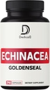 1 000mg Echinacea Goldenseal Capsules - 240 个4个月的供应 -- -- 支持免疫系统、福祉和过度健康