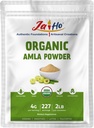 Jai Ho Organization Amla Berry Powder (Amalaki), 2 LB - 富含抗氧化剂维生素C – 支持豁免Gluten Free, Vegan, N-GMO - 可逆Zip Lock Pouch