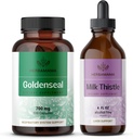 HERBAMAMA 金赛尔和牛奶 硝酸盐包 - 700毫克金赛尔根盖和牛奶 硝酸盐包 - Vegan、N-GMO、糖和无酒精 - 2包