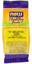 Now Foods - Gelatin 空盖 Capsules '3' 大小( 超小尺寸) - 1000 Gelcaps