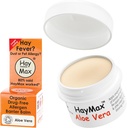 HayMax Allergen障碍物- Aloe Vera 0.17 fl oz - 有机、天然和无染色的 Hay Fever & Alergy Relief Balm - Blocks Pollen & Other Allergen 粒子 - 成人、儿童和孕妇的伟大