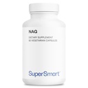 Supersmart - NAG supplement 1500 mg/日(N-乙酰Glucosamine) - 高吸收性Glucosamine Sulfate QQ N-GMO & Gluten Free - 90 植物卡普尔