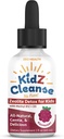 Kidz Cleanse + Zeolite Detox for Kids → Development, Behavior, Energy and Gut Health Support 补编 → Easy to Take,纯液体Zeolite Drops + Methy B12 + D3(Raspberry Flavor) - 2oz