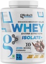 GLIMLACH 超强隔离剂 + 蛋白粉用于肌肉支持与恢复, 蔬菜 - 主源 Whey 隔离剂(4.4LBS,巧克力)