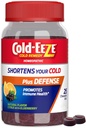 Cold-EEZE Plus Defense Natural Citrus & Elderberry Zinc Chewable Gels, 霍马病冷症治疗法, 短期常见的冷症症状, 与 Sambucus Nigra, Echinacea & Rose Hips, 25 Ct.