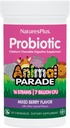 NaturesPlus 动物游行 Probiode,混合莓 - 30 Chewables - 儿童文摘增刊 - 支持Gut Health & Immune功能 - Vegan, Gluten Free - 30 services