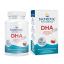 DHA Xtra,草莓 - 60 软宝石 - 1660 mg Omega-3 - 大脑和神经系统支持的高强度DHA公式 - 非GMO - 30 服务
