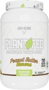 Axe & Sledge Plant Fed Vegan蛋白粉 20g 所有天然蛋白质,天然裂纹,甜化和有色 → 低卡布,零糖, 宏观友好 → Keto → 30 服务 花生酱香蕉