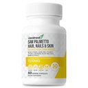 头发、钉子和皮肤护理 -- -- Saw Palmetto、Biotin、Amla -- -- 60个非GMO、Gluten Free、Veggie Capsules供男子和妇女使用