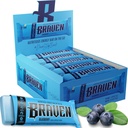 Braven Bar Blueberry Energy Bars (1.59 oz, Pack of 20) – Energy Chews with 5g 蛋白质 – On-the-Go Energy Snacks for running, Hiking, and Sports - Gluten Free Snacks for 持久能源促进