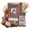 明智的酒吧 适应性蘑菇 营养棒 与Reishi, Lions Mane & Ashwagandha,有机 Vegan & Gluten Free Snacks for Natural Focus, 能量和豁免支持, Mocha Coconut Flavor, 12 Count